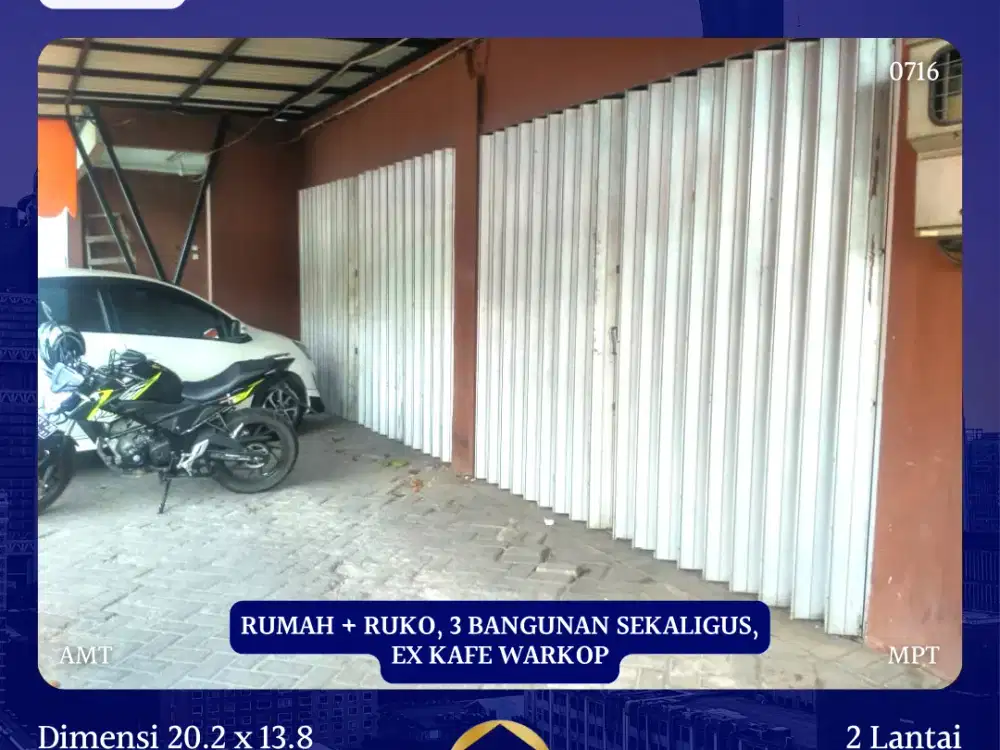 JUAL RUKO GIRILAYA SURABAYA SHM STRATEGIS 2 LANTAI NEGO KERAS