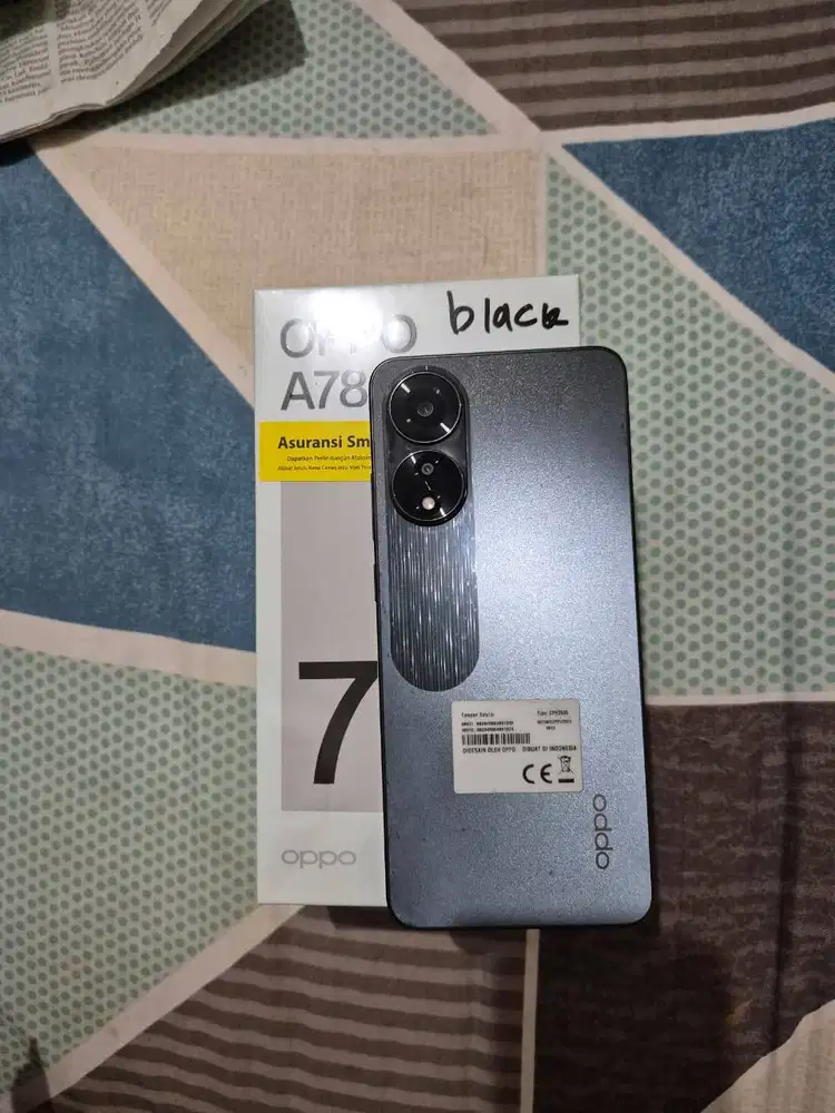 JUAL OPPO A78 BLACK