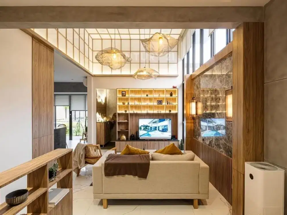 Rumah Bagus 3 Lantai Hoek Full Furnished Di Cluster Semayang Asya Cakung Jakarta Timur