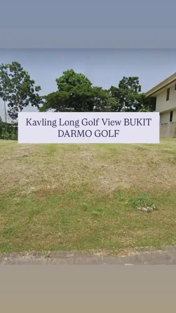 Dijual Kavling Long Golf View Bukit Darmo Golf Dekat Club House