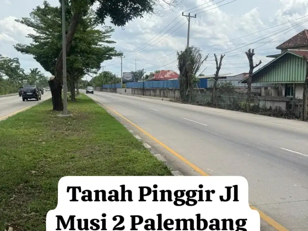 Tanah Murah Pinggir Jalan Kramasan Kota palembang