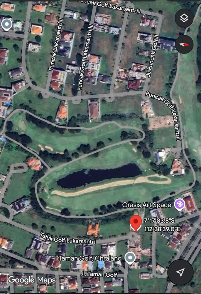 20JT/M2! MURAH DIJUAL KAVLING GOLF VIEW CITRALAND TELUK GOLF, BANGUNAN