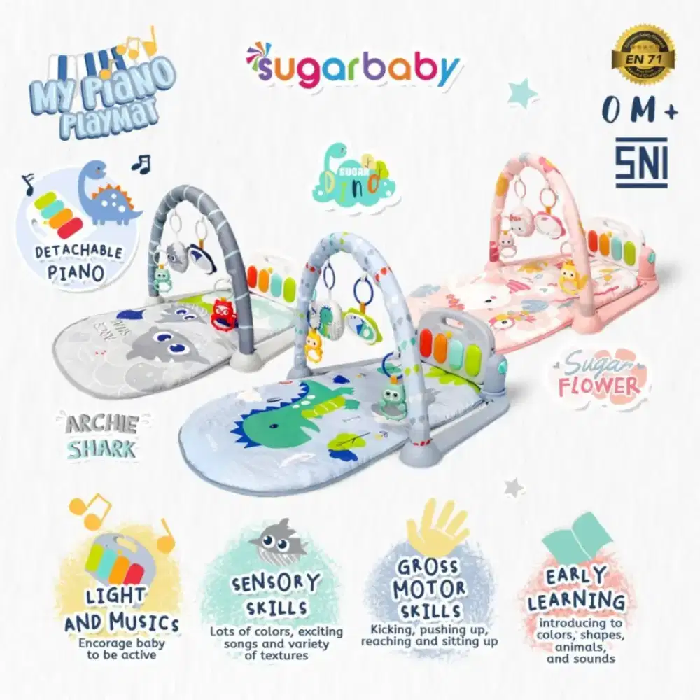 suaranya my piano playmat baby gym