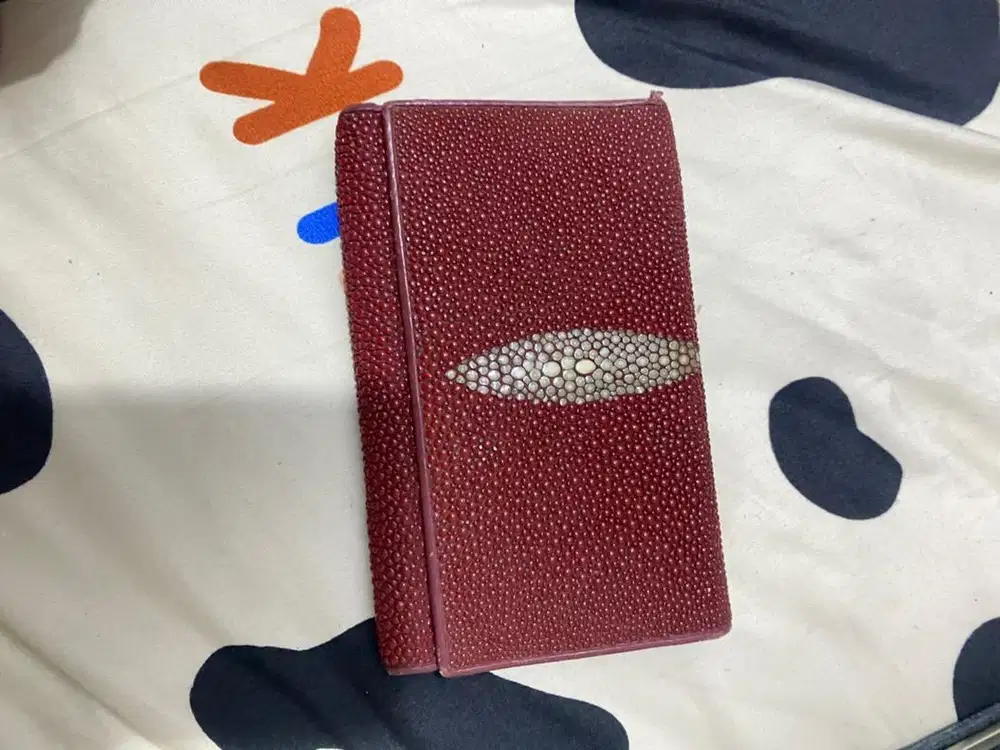 Dompet Wanita Kulit Ikan Pari asli (genuine Stingray skin)