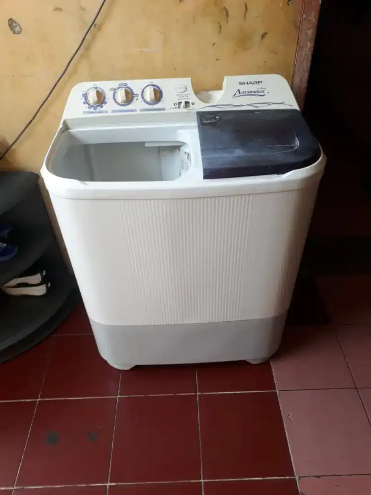 Mesin cuci 2 tabung Sharp 8,5kg