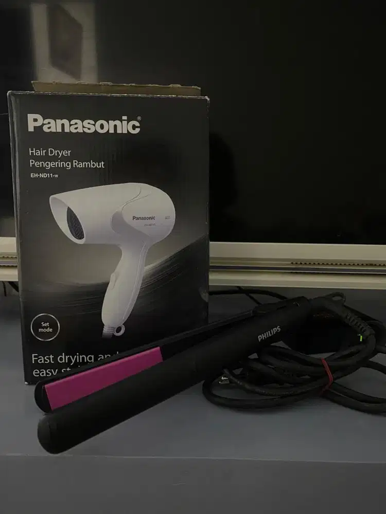 Hairdryer Panasonic & catokan philips