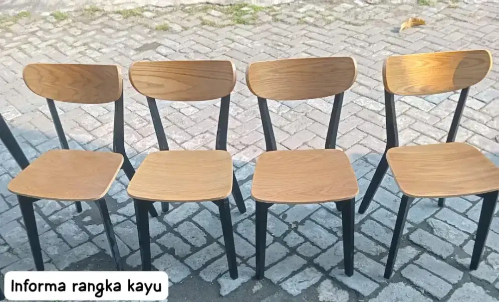 Kursi makan full kayu informa 150rb perbiji nett
