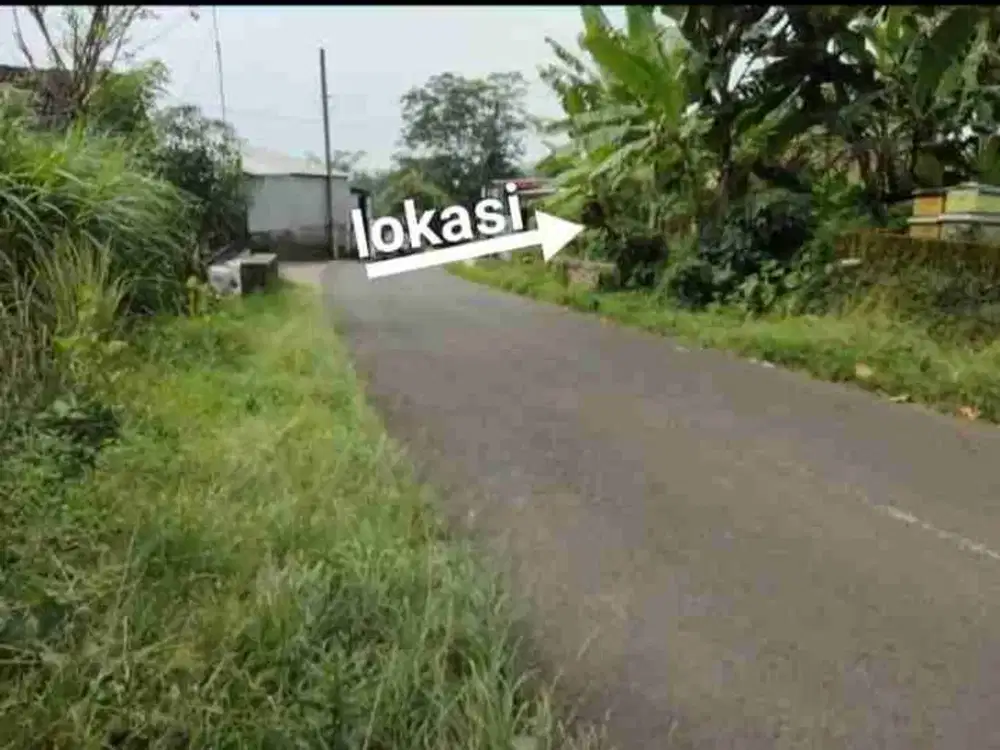 Dijual murah Tanah tepi jalan aspal