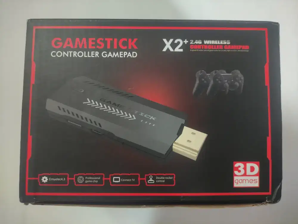 Gamestick X2+ Memori 128gb Berisi lebih dari 40 ribu game classic