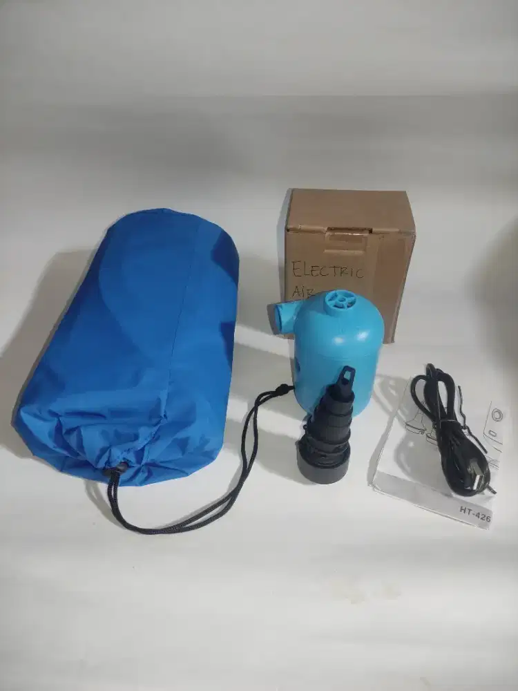 Sleepingpad dengan pompa mini elektrik usb