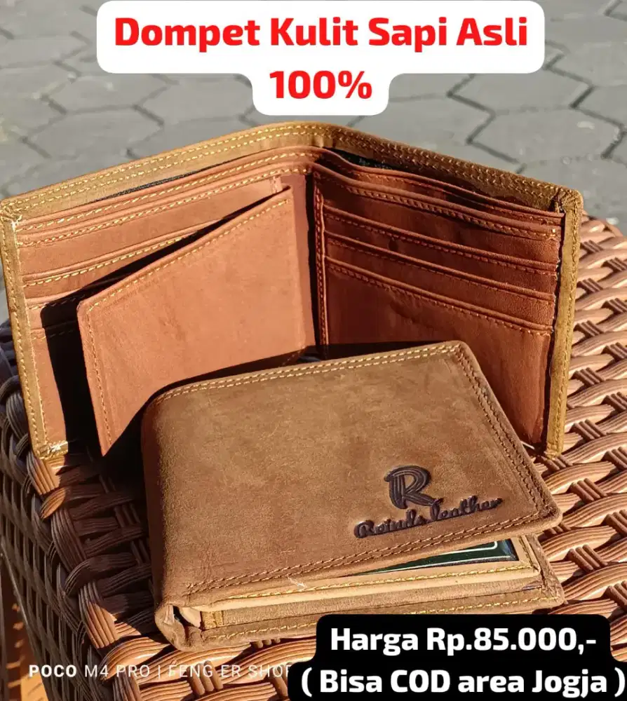 Dompet Kulit Sapi Asli ( GRATIS ONGKIR )