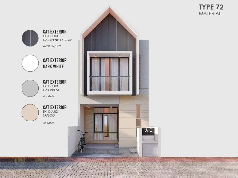 Rumah Hunian Islami 2 Lantai 4 Kamar Tidur Rawalumbu Bekasi