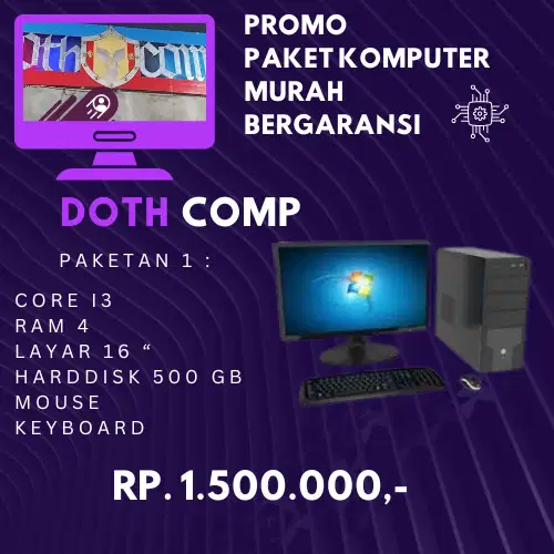 Paketan Komputer Murah bergaransi, Paket 1