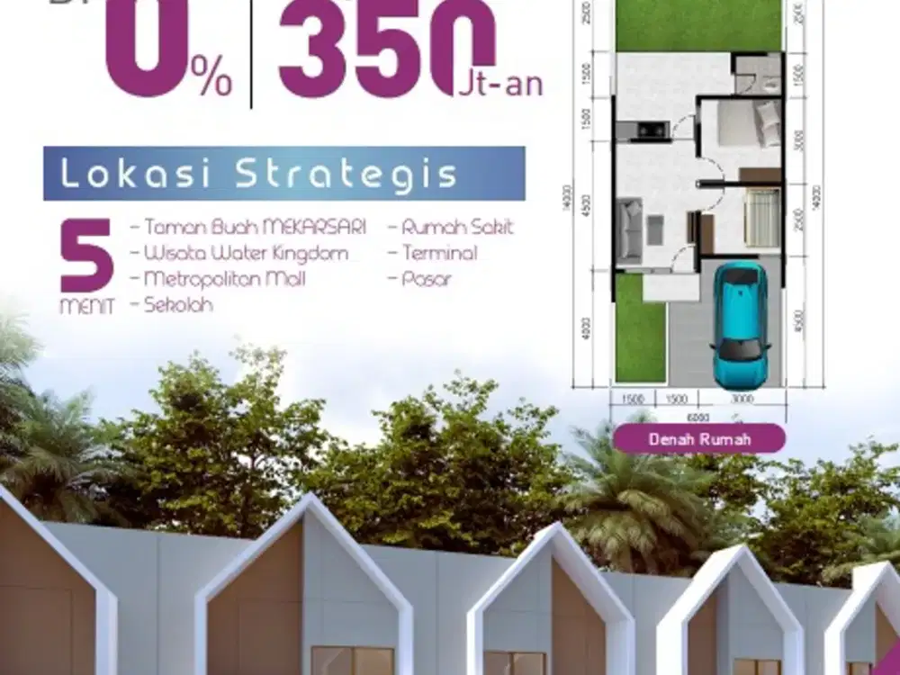 Rumah berakses strategis dengan kwalitas modernt