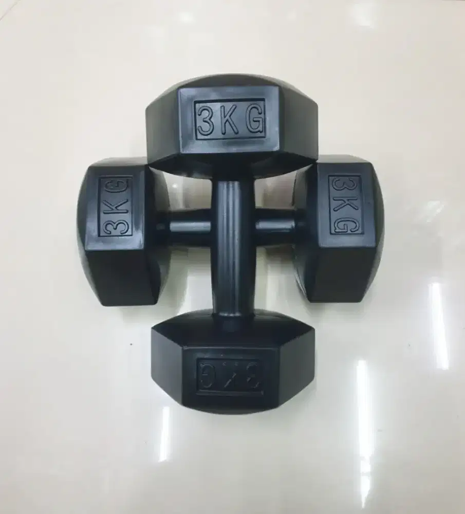 Dumbell PVC Set 3kg = 6kg BJM