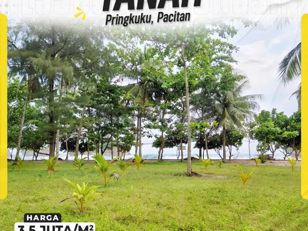 Tanah Jual Sewa di Area Wisata Pantai Watu Karung Pacitan