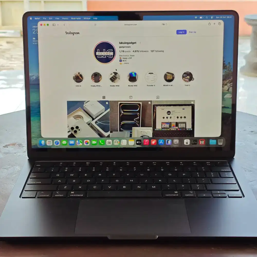 Macbook Air M4 16/512Gb Midnight Resmi Ibox Juli 2026 Like New