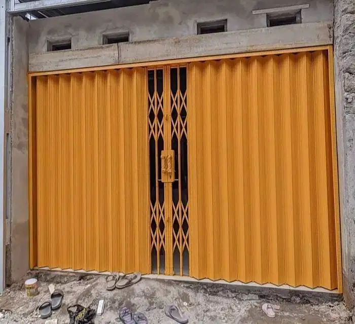 Folding gate harmonika di kanupaten kebumen