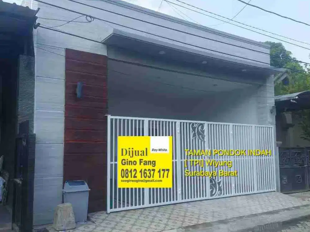 dijual rumah bagus di taman pondok indah Wiyung Surabaya barat