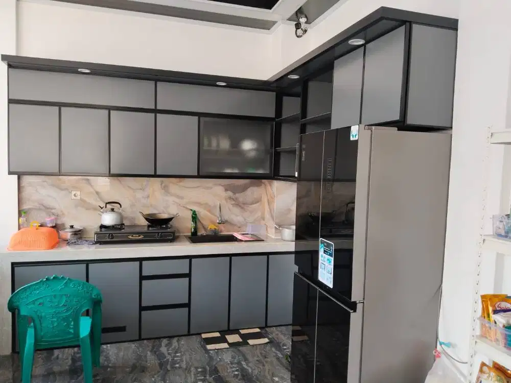Kitchen set almunium di kabupaten kebumen