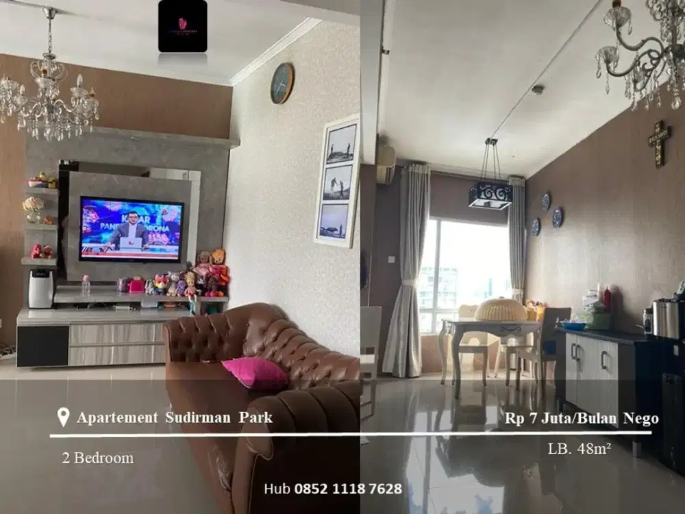 Disewakan Apartement Sudirman Park High Floor 2BR FF