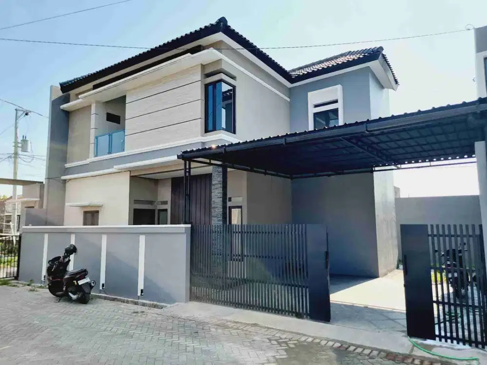 Rumah Modern Cantik 2Lt 160m² Ready Dekat RS Oen Solo Baru
