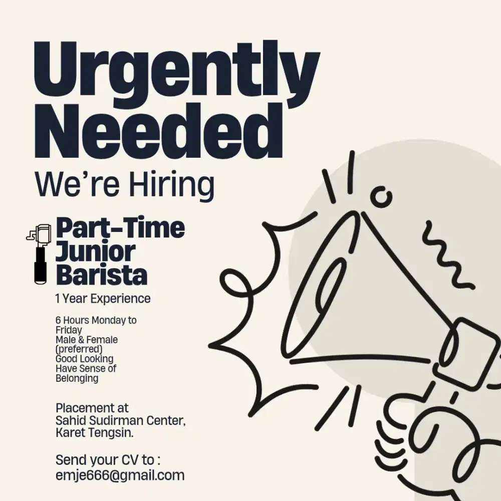 Partime Barista&kasir