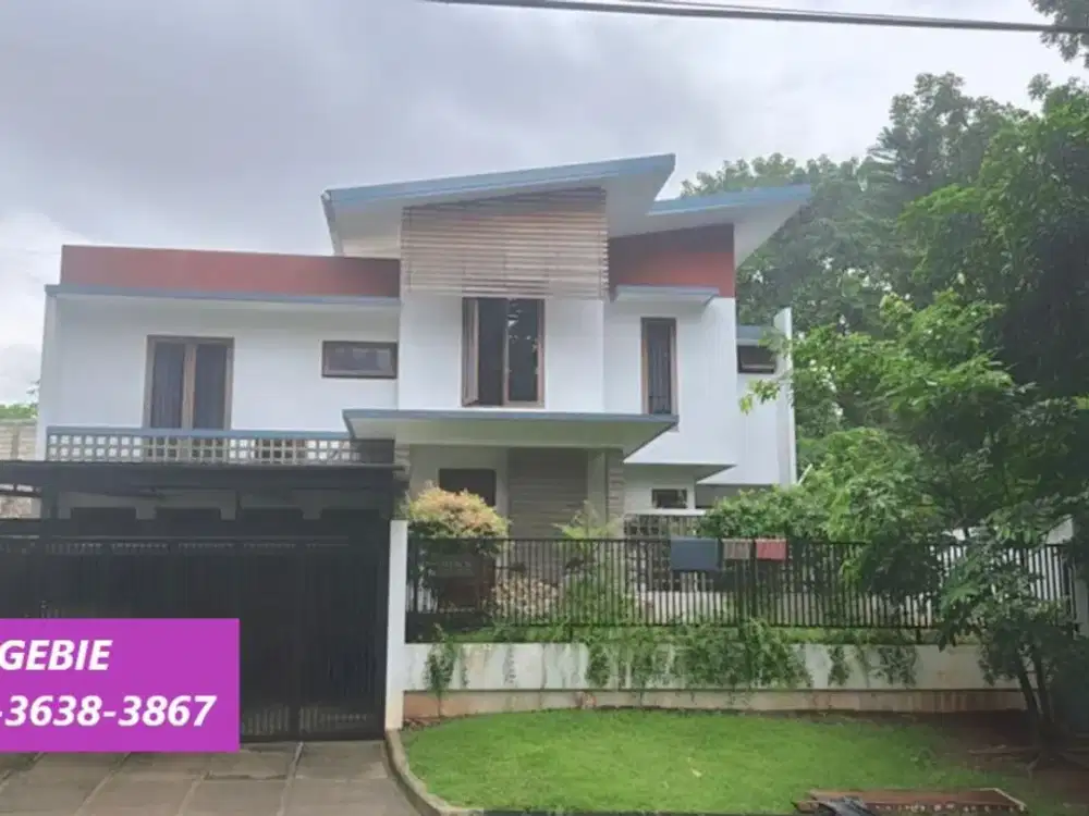 Rumah 2 Lantai Terawat Carport 2 Mobil di Menteng Bintaro SC-16172