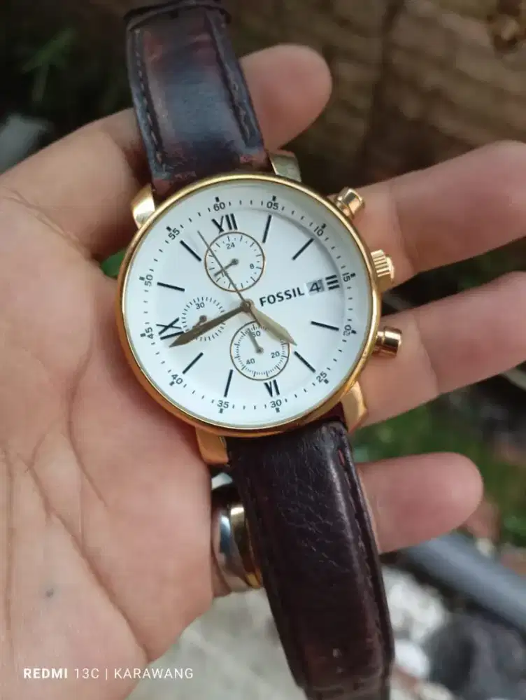 Jam tangan fossil original pria chrono