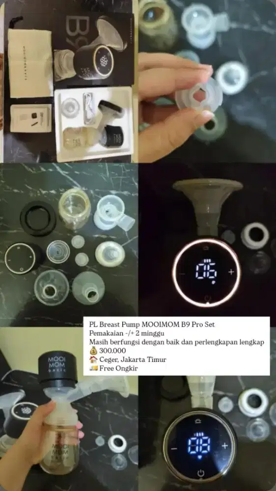 Pompa Asi MOOIMOM B9 Pro Set