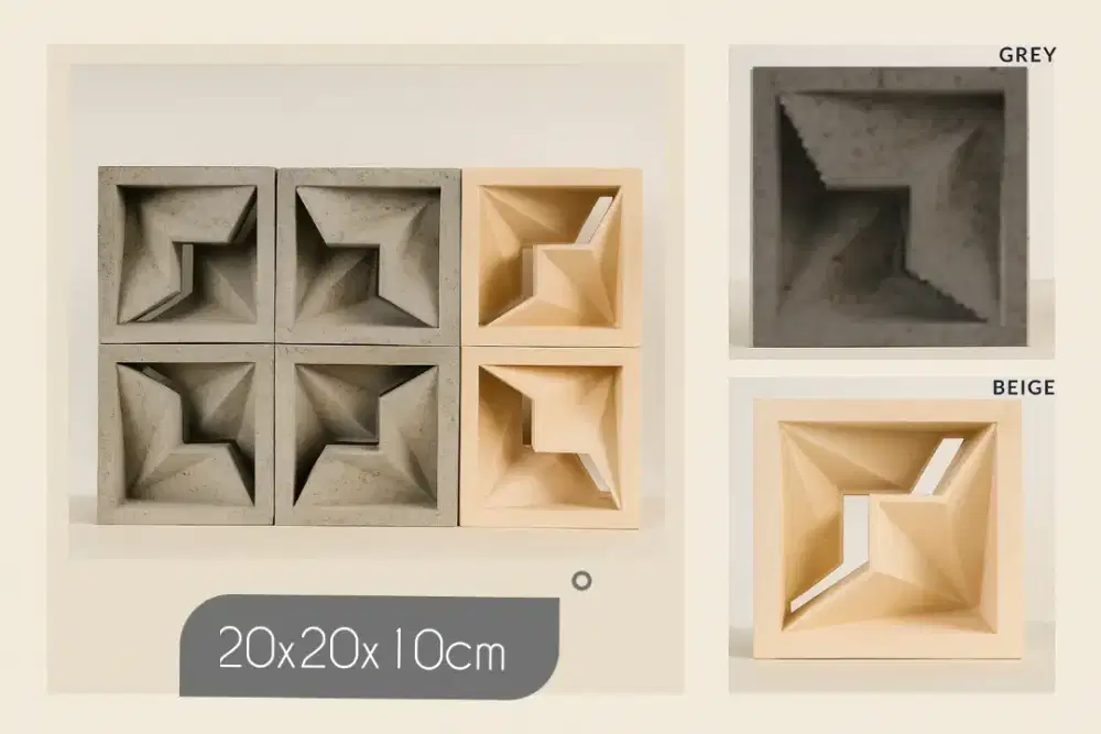 Jual roster beton minimalis modern