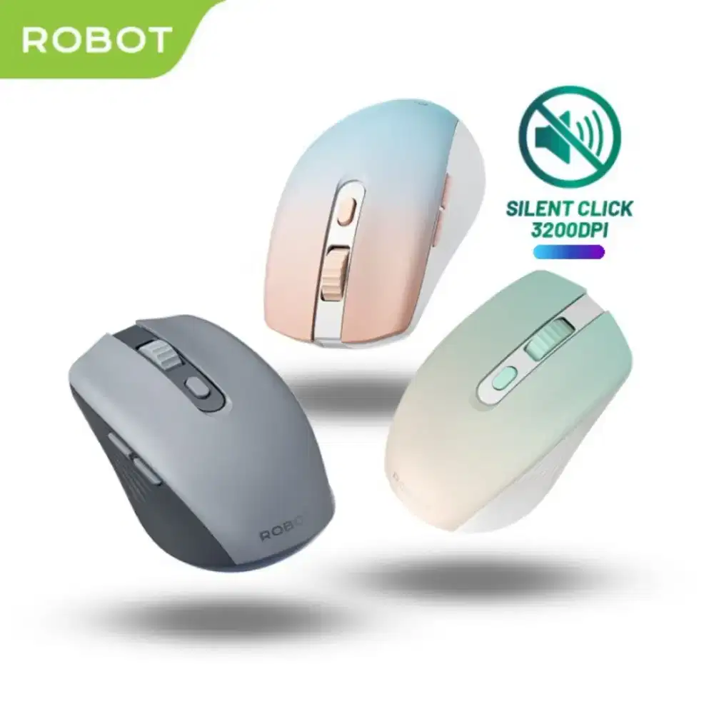 Mouse Wireless Robot M370 6D 3200Dpi New Original