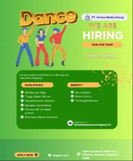 LOKER HOST LIVE Dancer, MUA, Finance, Trainer