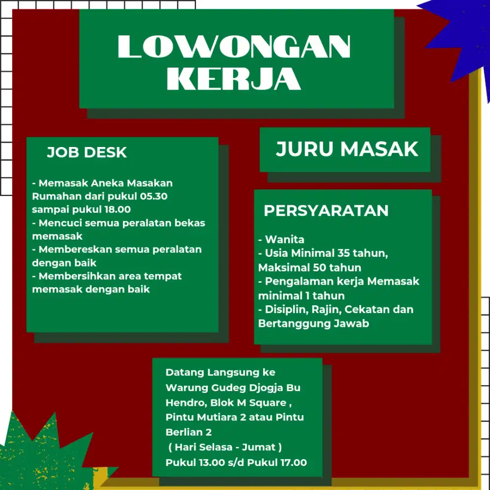 Juru Masak makanan Indonesia