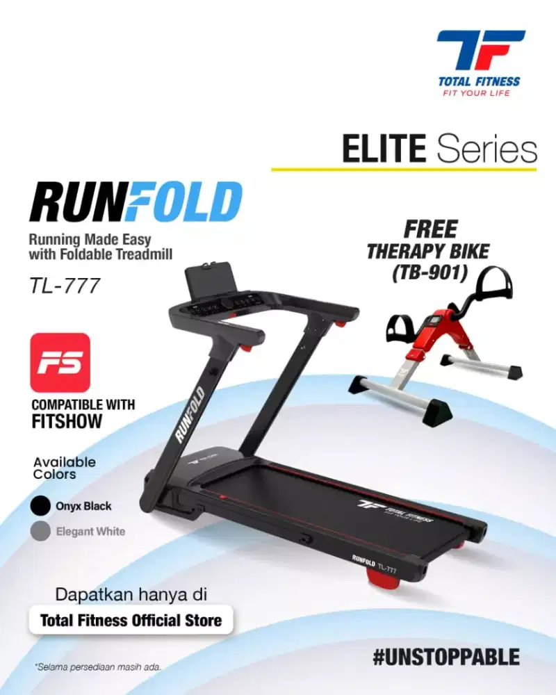 Treadmill elektrik tipe TF incline