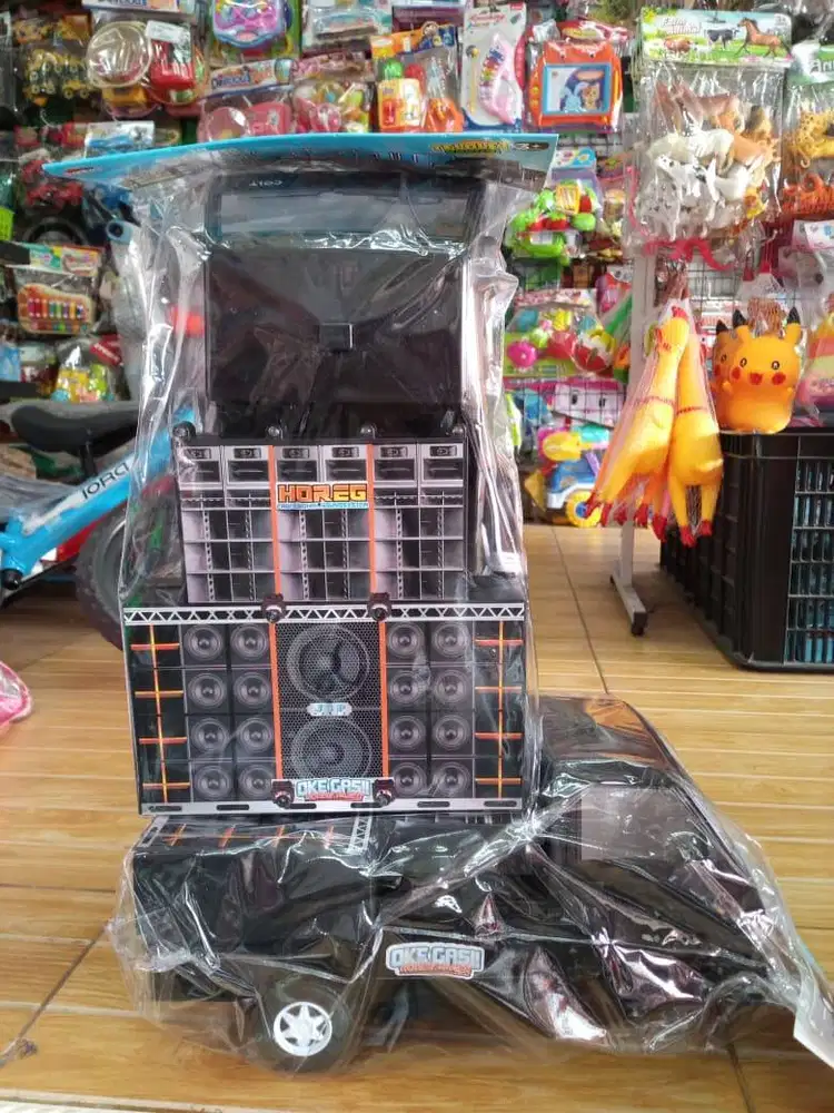 mainan anak pickup+ sound horeg baterai