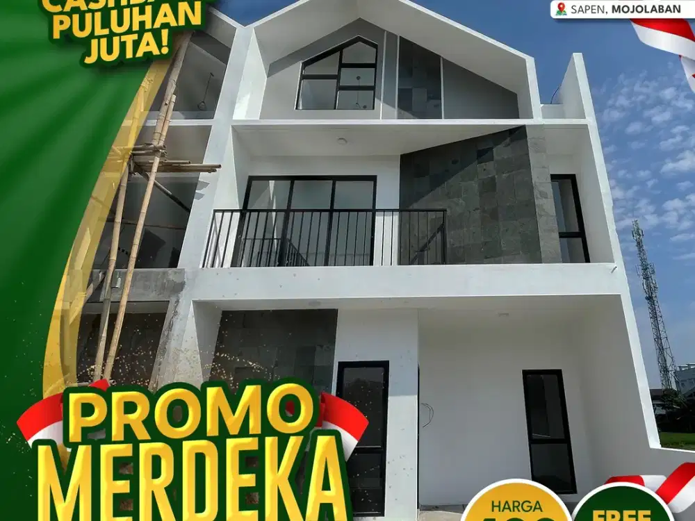 Rumah Impian Suasana Tenang dekat Jalan Utama Karanganyar