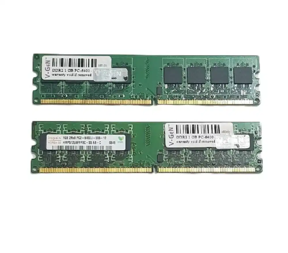 Ram PC DDR2 1 Gb V-Gen PC-6400 Second Normal Tested