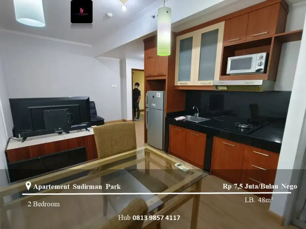 Disewakan Apartement Sudirman Park Low Floor 2BR FF