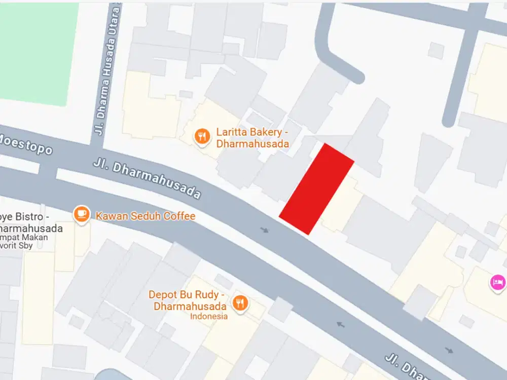 Dijual Lahan Komersil Dilokasi Strategis Raya Dharmahusada