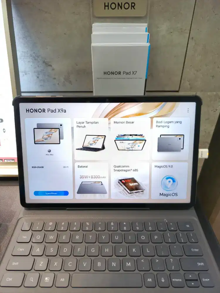 Tablet Honor Pad X9a 8/128 Free Keyboard & Gift Menarik