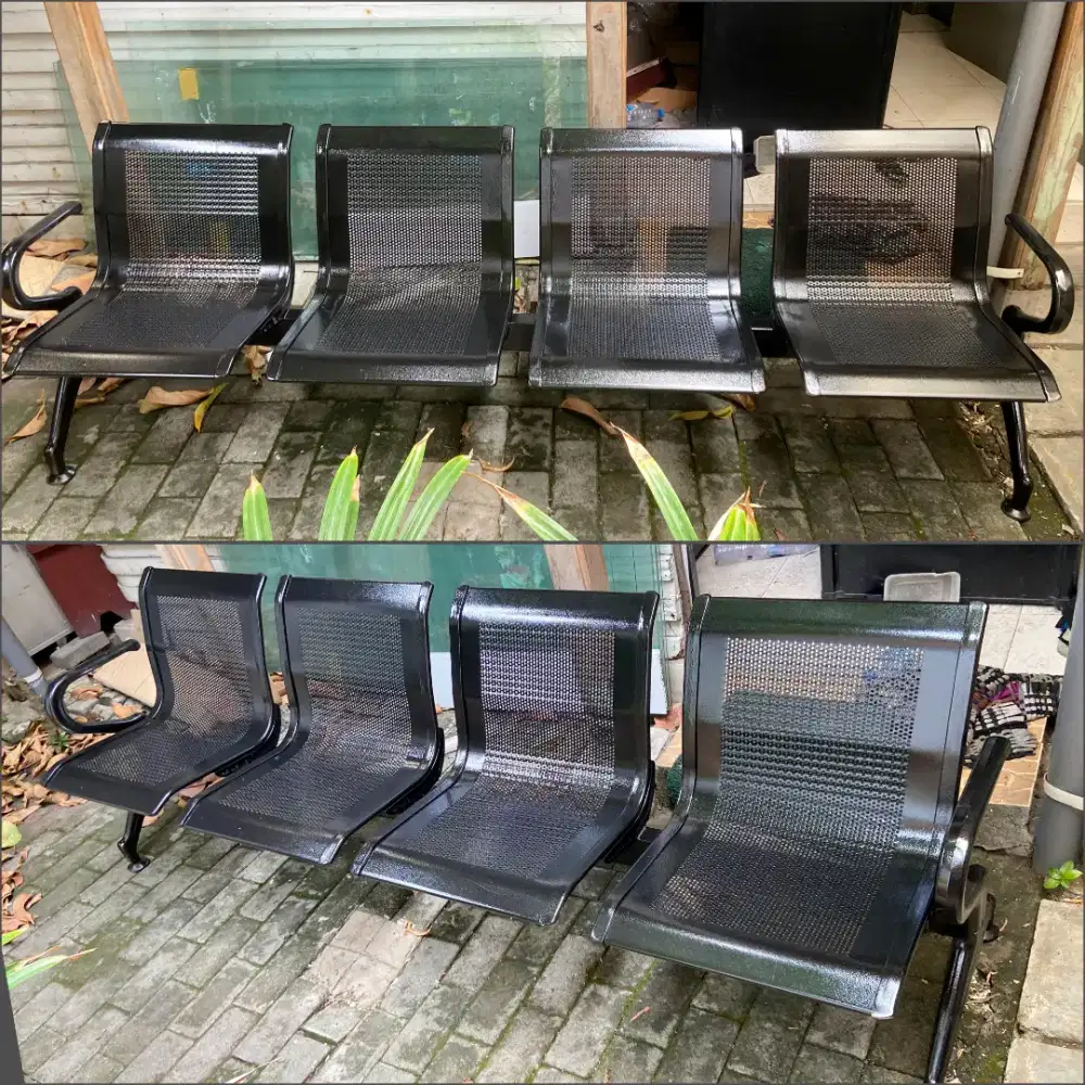 Kursi Tunggu 4 dudukan Kursi bandara 4 dudukan Bekas