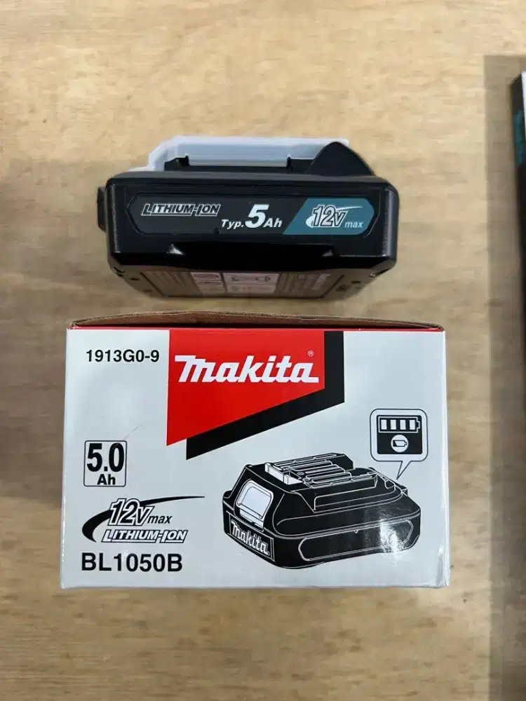 baterai Makita BL1050B 12V Max CXT 5.0Ah bor grinda cordless battery
