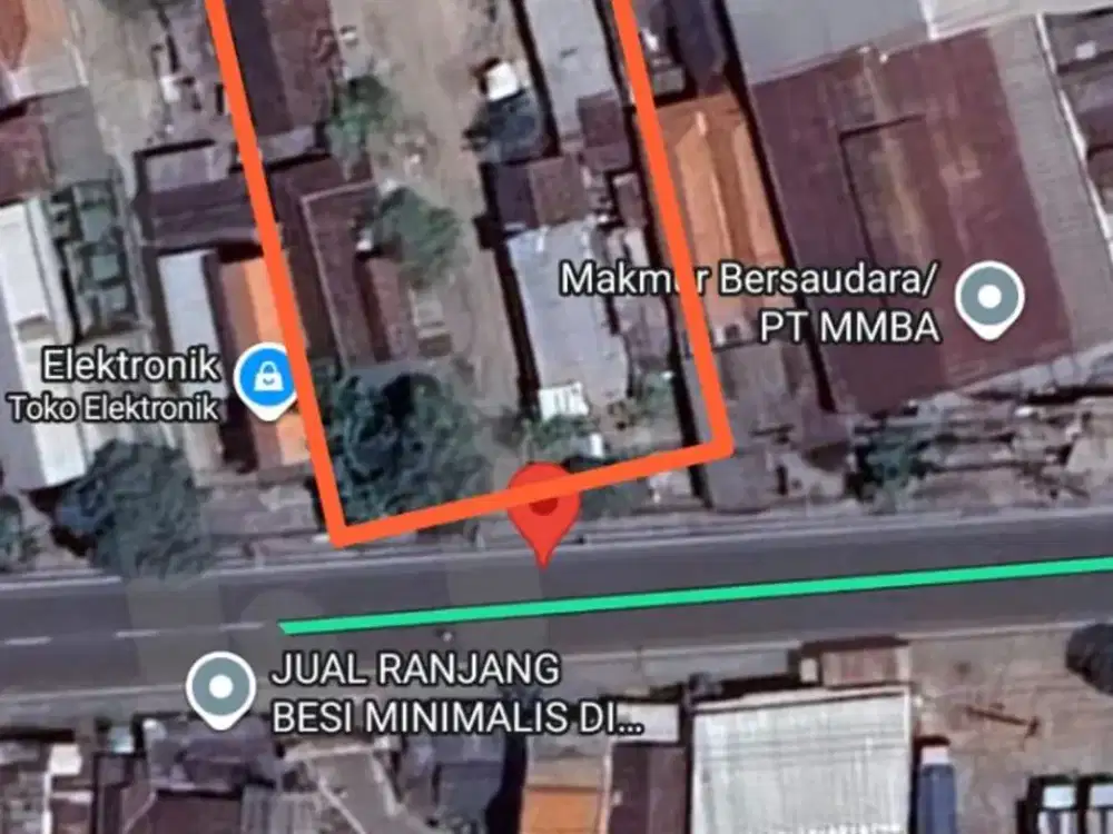 Tanah Zona Industri Jalan Raya Bambe