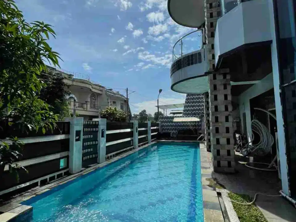 JUAL CEPAT RUMAH ELITE & MEWAH TAMAN POLONIA MEDAN 6 KAMAR TIDUR