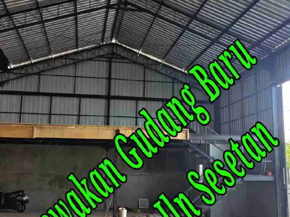 Disewakan gudang baru di area Jln Sesetan Denpasar Selatan Bali