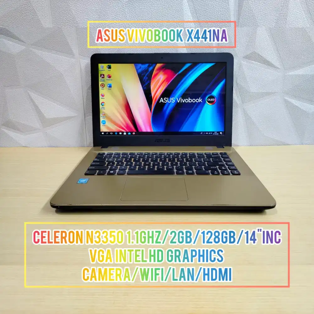 Laptop Asus X441NA Bagus Garansi