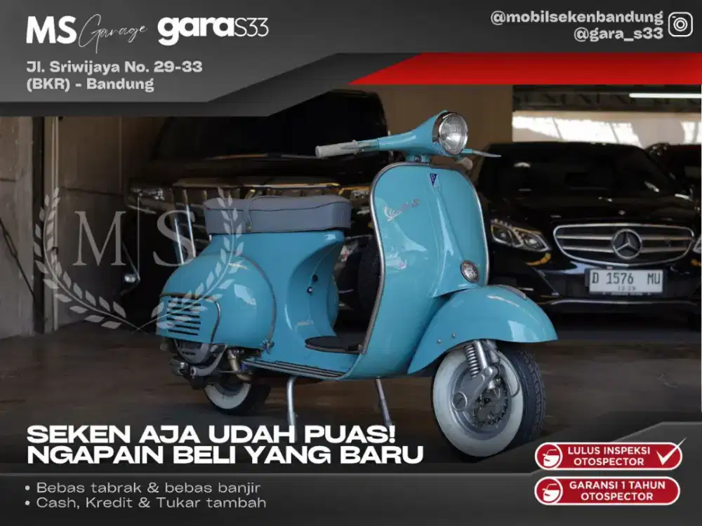 Vespa VBB 1964 Full Restorasi Pajak ON