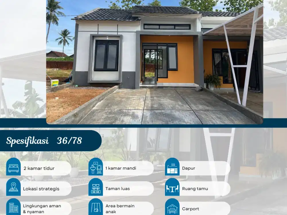 Rumah Subsidi Tanpa DP Dekat Hajimena Bandar Lampung