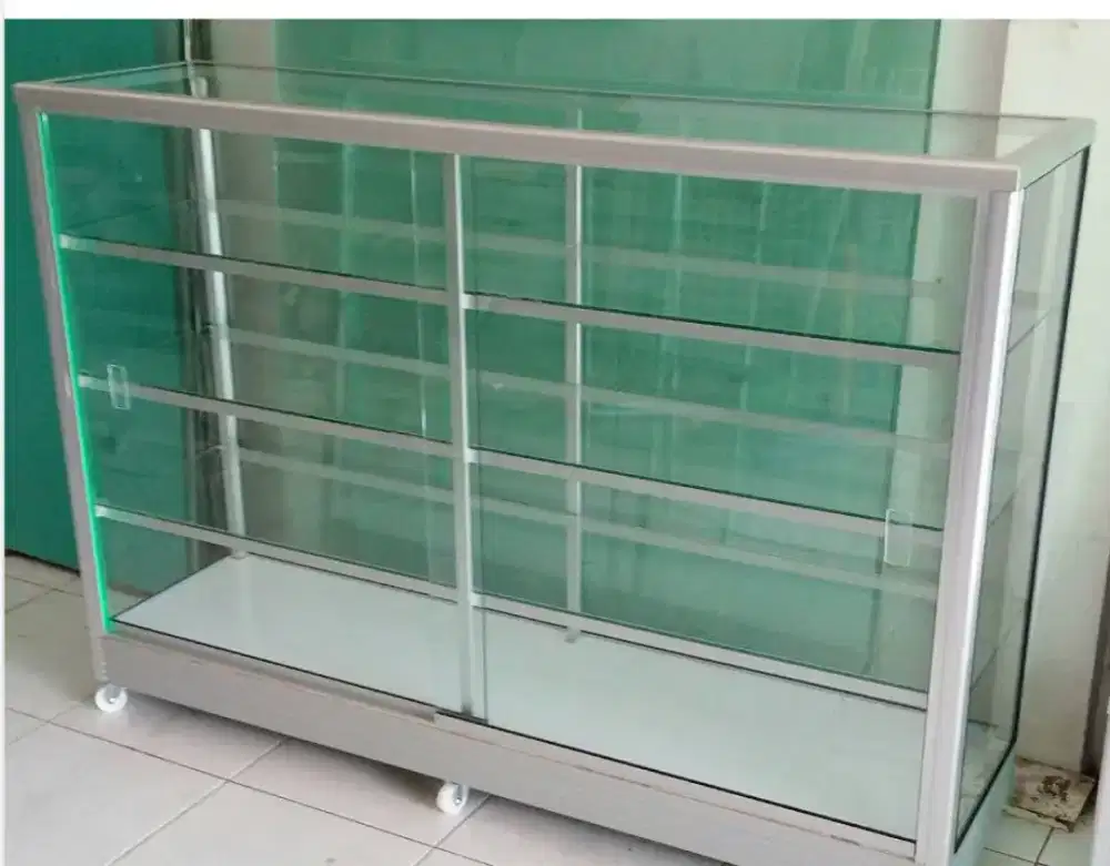 Etalase warung panjang 1.5m